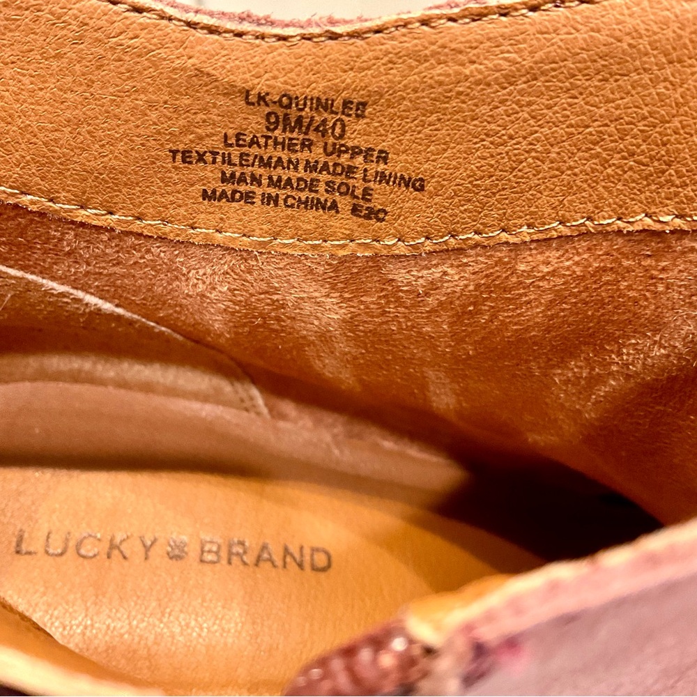 Lucky Brand Women’s Quinlee Block-Heel Ankle Bootie - Picture 7 of 9